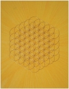 Poster - 22 - gelb - Strahlende Blume des Lebens BLHEND