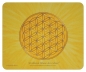 Mousepad- 01 - gelb - Strahlende Blume des Lebens