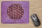 Mousepad- 04 - lila/violett- Strahlende Blume des Lebens