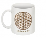 Strahlende Blume des Lebens --Liebesenergie der Erde--   Tasse